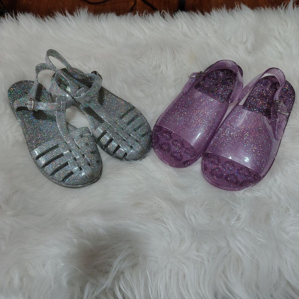 Sparkly Jelly Old Navy Sandal Bundle Girls Size 2